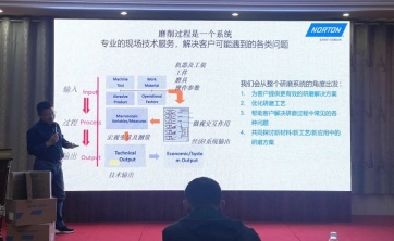 少海研磨举行圣戈班诺顿A275春季订货会